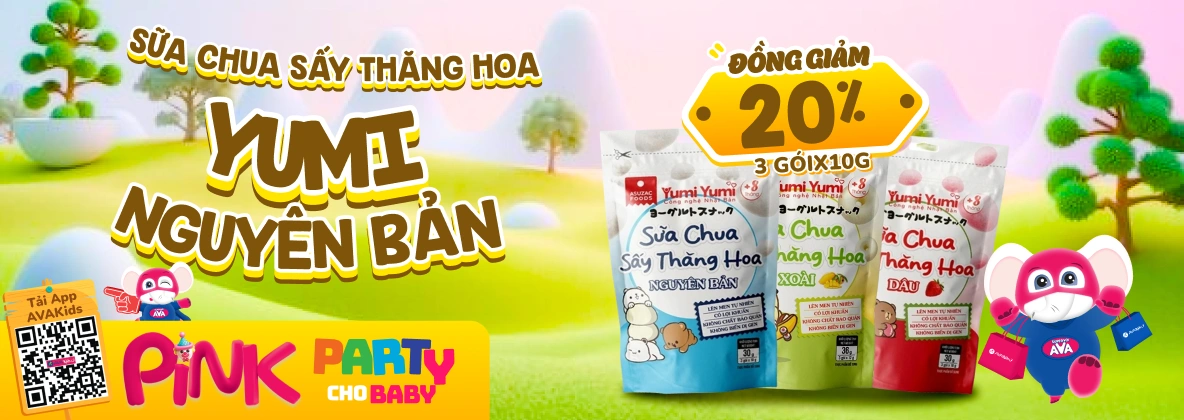 Banner NH SỮA CHUA SẤY YUMI